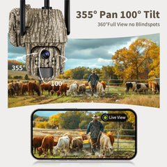 4G LTE Solar Security Camera – Camouflage