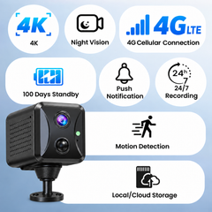4G LTE Security Hidden Camera