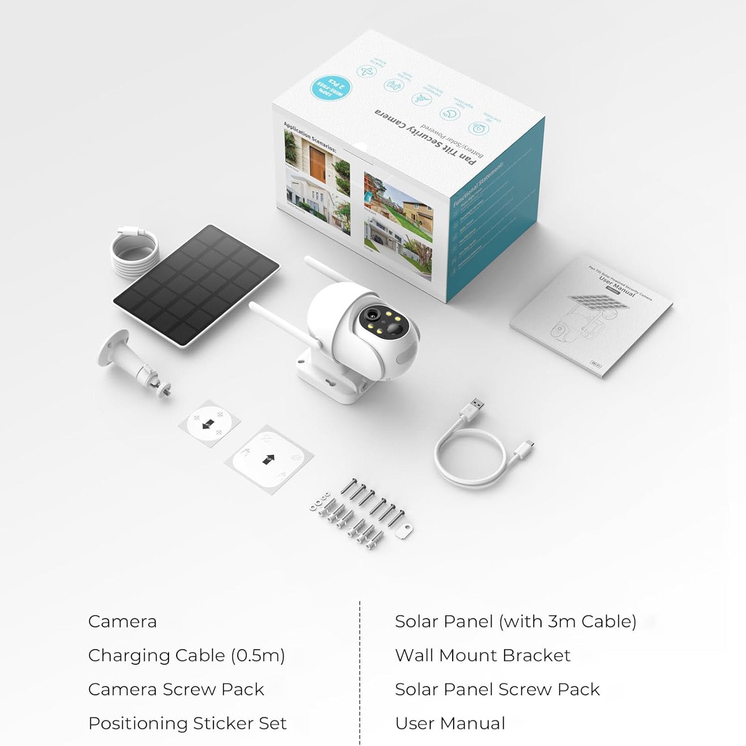 4G LTE Solar Security Camera – No Wi-Fi, Outdoor, 2K Night Vision
