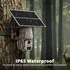 4G LTE Solar Security Camera – Camouflage