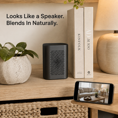 1080p WiFi Bluetooth Speaker Hidden Camera