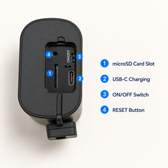1080p WiFi Bluetooth Speaker Hidden Camera